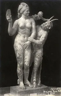 Greek Statue of Aphrodite, Pan and Eros Greek Statue of Aphrodite, Pan and Eros