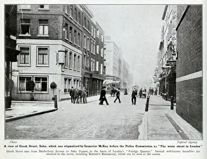 Greek Street, Soho, the Worst Street in London, 1906 Greek Street, Soho, the Worst Street in London, 1906