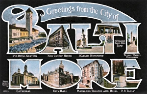 Greetings from Baltimore, Maryland, USA Greetings from Baltimore, Maryland, USA