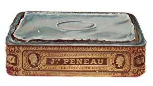 Greetings card in the shape of a sardine tin Greetings card in the shape of a sardine tin