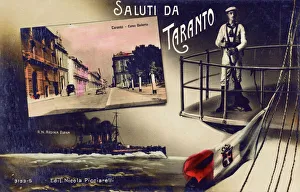 Greetings postcard from Taranto, Italy Greetings postcard from Taranto, Italy