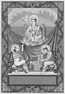 Early Christian History Prints: Gregorius I / Metz Ms