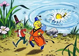 Gregory Grasshopper Print from Playhour (19 August 1967)