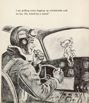 Historical Aircraft Images Prints: Gremlin and Pilot