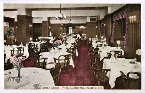 The Grill Room of the Hotel Bristol, New York, USA The Grill Room of the Hotel Bristol, New York, USA