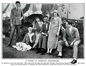 A group at Murray's including Lady Idina Gordon A group at Murray's including Lady Idina Gordon