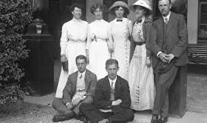Early 20th Century Hotel Scene Print, circa 1908