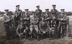 Group photo, B Squadron, Hampshire Carabiniers, WW1 Group photo, B Squadron, Hampshire Carabiniers, WW1
