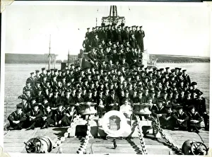 Group photo, HMS Musketeer, Scapa Flow, WW2 Group photo, HMS Musketeer, Scapa Flow, WW2