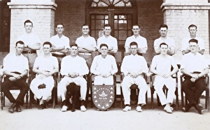 Group photo, No. 4 Mountain Battery RGA cricket team, India Group photo, No. 4 Mountain Battery RGA cricket team, India