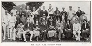 Group photo of players and ladies at the RAF Club Cricket Week, Eastbourne Group photo of players and ladies at the RAF Club Cricket Week, Eastbourne