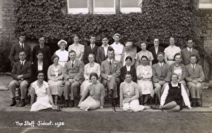 Group photo, staff of Sidcot School, Somerset Group photo, staff of Sidcot School, Somerset