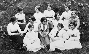 Social History Images Prints: A Group of Students