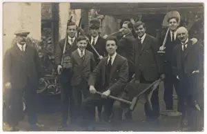 Group of Workmen Print, C1910