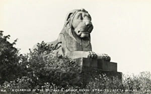 Guardian Lion - Britannia Bridge, Menai Straits Guardian Lion - Britannia Bridge, Menai Straits