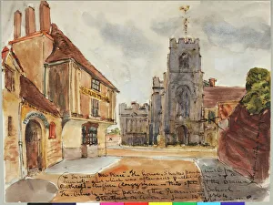 The Guild Chapel and Falcon Tavern, Stratford-upon-Avon The Guild Chapel and Falcon Tavern, Stratford-upon-Avon
