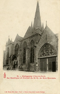 Guingamp, France - Basilica de Notre Dame de Bon-Secours Guingamp, France - Basilica de Notre Dame de Bon-Secours