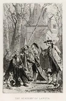18th Century Satire Art Prints: Gulliver in Lagado