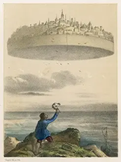 Gulliver's Travels Illustrations Prints: Gulliver & Laputa