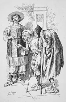 18th Century Illustrations Prints: Gulliver in Luggnagg
