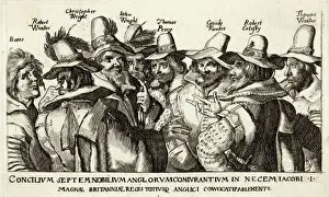 Gunpowder Plot Print: The Conspirators