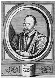 Historical French Writers Prints: Guy De Faur