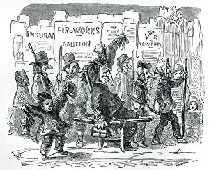 Guy Fawkes procession on bonfire night Guy Fawkes procession on bonfire night