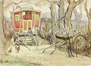 Caravan Prints: Gypsy Caravan and Trap Print