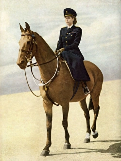 H. R. H. Princess Elizabeth on Horseback H. R. H. Princess Elizabeth on Horseback