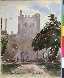 Watercolour On Paper Artwork Prints: Haddon Hall