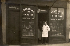 Haircutting and shaving shop Haircutting and shaving shop