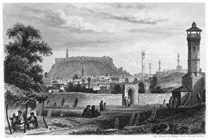 Halab, Syria Print - 19th Century Engraving of Aleppo