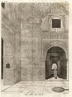 Hall of the Two Sisters, Alhambra Palace, 18th century Hall of the Two Sisters, Alhambra Palace, 18th century