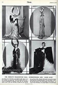 Four Halloween Ball costumes Four Halloween Ball costumes