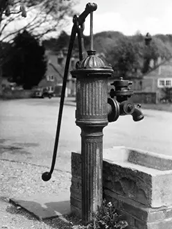 19th Century Hambledon Water Pump Print