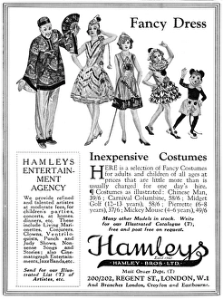 Hamleys Fancy Dress costume advertisement Hamleys Fancy Dress costume advertisement
