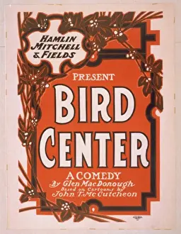 Vintage Comedy Posters Prints: Hamlin, Mitchell & Fields present Bird center a comedy by Gl