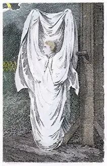 Hammersmith Ghost Print, 19th-century lithograph