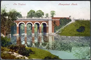 Prints of Hampstead Heath: the Viaduct Style Prints: Hampstead Heath Viaduct Print