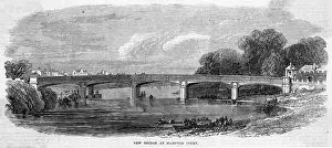 Thames River Crossing Prints: Hampton Court Bridge