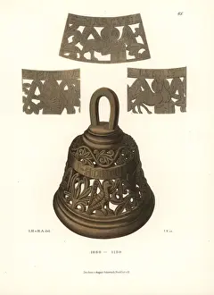 Middle Ages Fashion Trends Prints: Hand bell