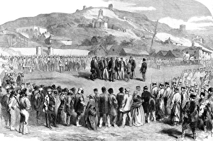 The Handing Over Ceremony at Ordnance Wharf, Balaklava, 1856 The Handing Over Ceremony at Ordnance Wharf, Balaklava, 1856