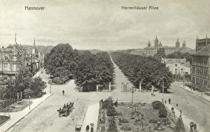 Hanover, Germany - Herrenhauser Allee Hanover, Germany - Herrenhauser Allee