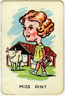 Happy Familes Playing Cards - Miss Pint Happy Familes Playing Cards - Miss Pint