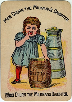 Happy Families Playing Cards - Miss Churn Happy Families Playing Cards - Miss Churn
