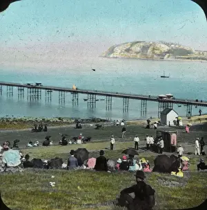 Wales Prints: Happy Valley, Llandudno Print circa 1890s