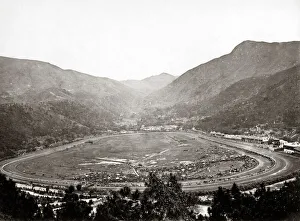 Happy Valley Racecourse, Hong Kong, circa 1880s Happy Valley Racecourse, Hong Kong, circa 1880s