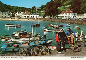 The Harbour, Rozel Bay, Jersey, Channel Islands. Date: 1960s The Harbour, Rozel Bay, Jersey, Channel Islands. Date: 1960s