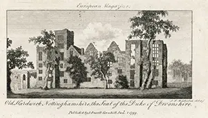 Historic Buildings UK Prints: Hardwick Old Hall