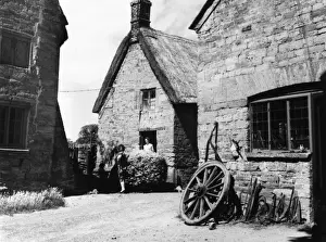 Harlestone Smithy Print, Northamptonshire, Late 1950s